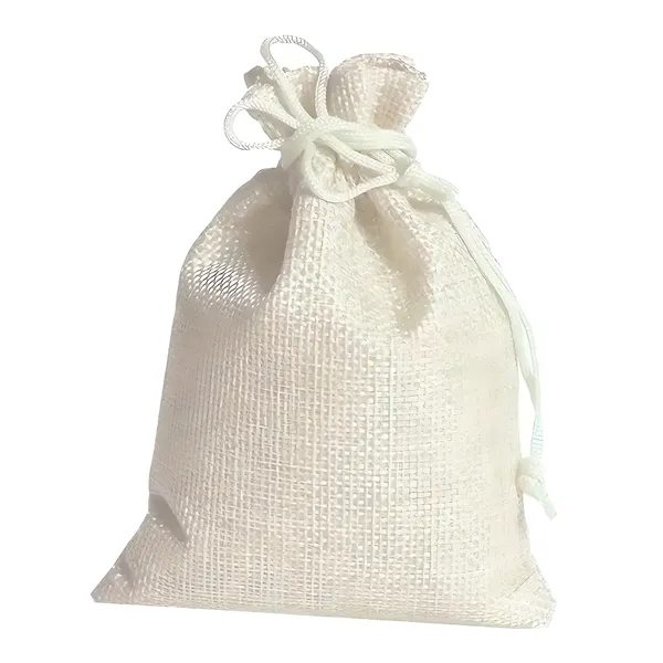 Stylish Burlap Bags Jewelry With Drawstring - Stylish Burlap Bags Jewelry With Drawstring - Image 9 of 9