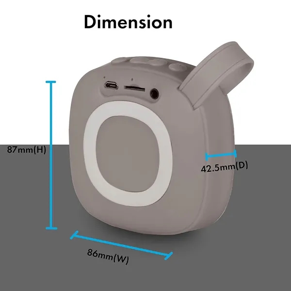 Mini Portable Wireless Bluetooth Speaker - Mini Portable Wireless Bluetooth Speaker - Image 3 of 5