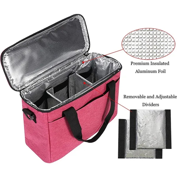 Water-Resistant Leakproof Large Lunch Box Insulated Tote Bag - Water-Resistant Leakproof Large Lunch Box Insulated Tote Bag - Image 2 of 3