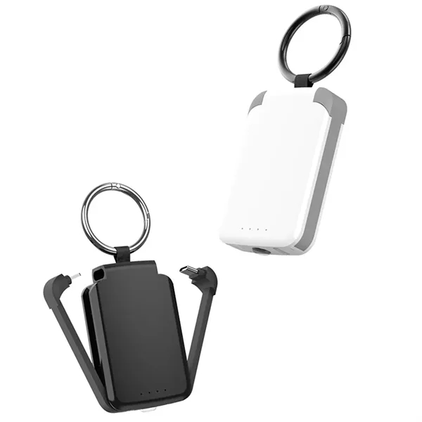 3 In 1 Keychains W/ Finders LED Flashlight Power Bank - 3 In 1 Keychains W/ Finders LED Flashlight Power Bank - Image 5 of 5