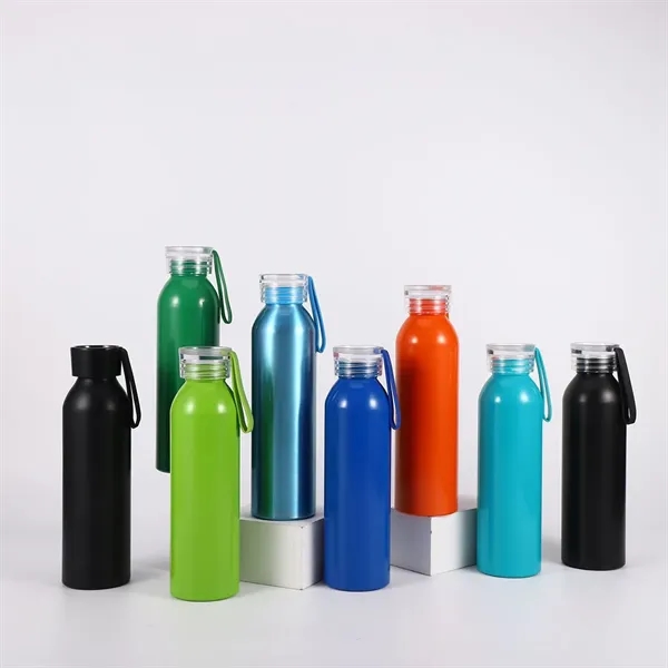 20oz. Wide Mouth Sport Water Bottle W/ Handle And Lid - 20oz. Wide Mouth Sport Water Bottle W/ Handle And Lid - Image 5 of 6