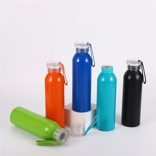 20oz. Wide Mouth Sport Water Bottle W/ Handle And Lid - 20oz. Wide Mouth Sport Water Bottle W/ Handle And Lid - Image 6 of 6