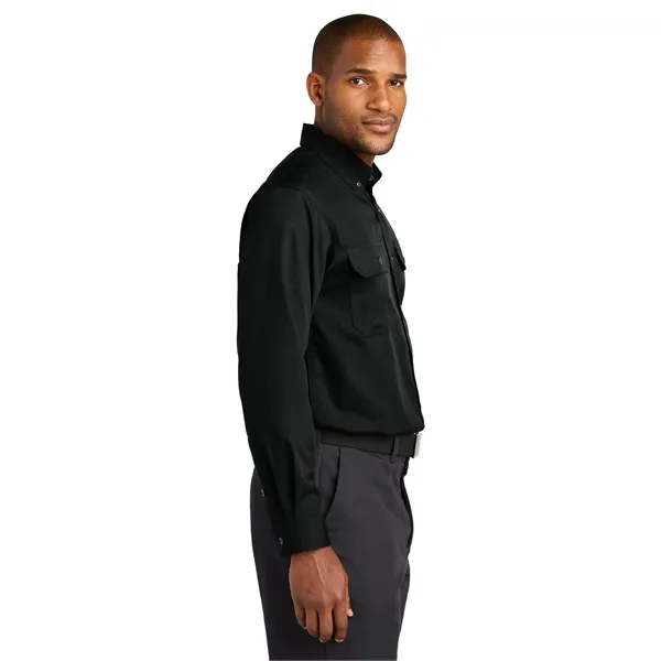 CornerStone Long Sleeve Select Ripstop Shirt - CornerStone Long Sleeve Select Ripstop Shirt - Image 6 of 14