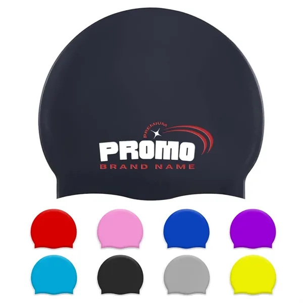 Unisex Adult Swim Caps Elastomeric Swim Cover Ear Protection - Unisex Adult Swim Caps Elastomeric Swim Cover Ear Protection - Image 0 of 4