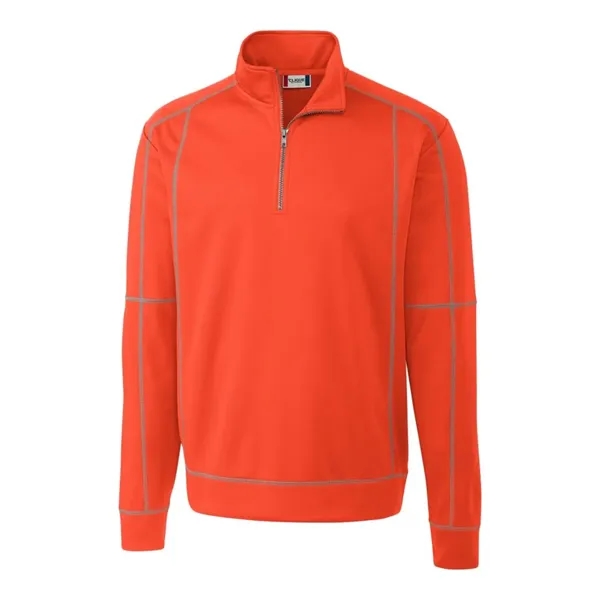 Clique Helsa Performance Mens Half Zip Pullover Sweatshirt - Clique Helsa Performance Mens Half Zip Pullover Sweatshirt - Image 10 of 11