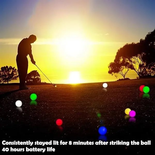 Glow In The Dark Golf Balls LED Light Up - Glow In The Dark Golf Balls LED Light Up - Image 1 of 5