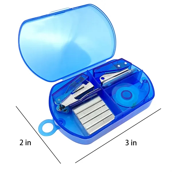 Basics Office Supplies Desk Accessories Kit Stapler Set Tape - Basics Office Supplies Desk Accessories Kit Stapler Set Tape - Image 1 of 3