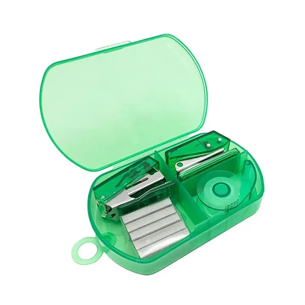 Basics Office Supplies Desk Accessories Kit Stapler Set Tape - Basics Office Supplies Desk Accessories Kit Stapler Set Tape - Image 2 of 3