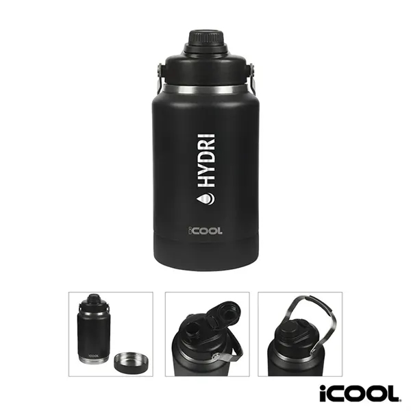 iCOOL® Mariposa 64 oz. Double Wall Stainless Steel Jug w/... - iCOOL® Mariposa 64 oz. Double Wall Stainless Steel Jug w/... - Image 0 of 1