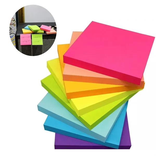 Ticky Notes Bright Colored Super Self Sticky Pads - Ticky Notes Bright Colored Super Self Sticky Pads - Image 0 of 4