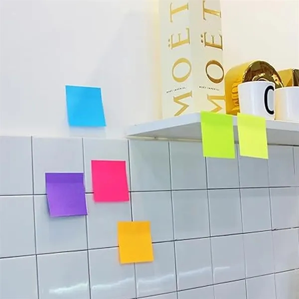 Ticky Notes Bright Colored Super Self Sticky Pads - Ticky Notes Bright Colored Super Self Sticky Pads - Image 2 of 4