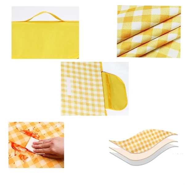 Waterproof Pvc Picnic Blanket - Waterproof Pvc Picnic Blanket - Image 2 of 4