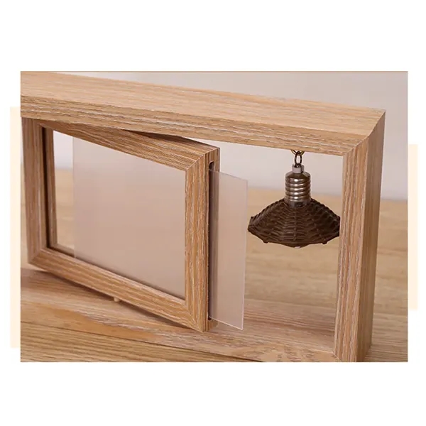 Wooden Desktop Decor Memorial Picture Frame - Wooden Desktop Decor Memorial Picture Frame - Image 1 of 4