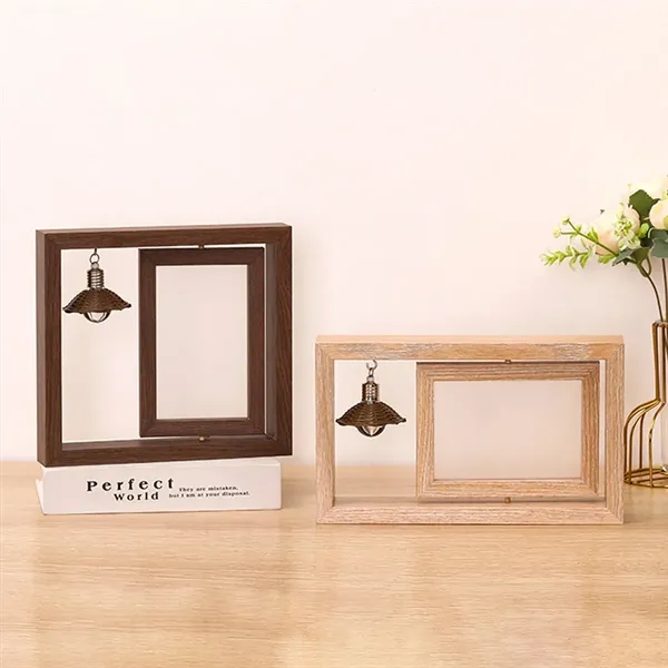Wooden Desktop Decor Memorial Picture Frame - Wooden Desktop Decor Memorial Picture Frame - Image 3 of 4