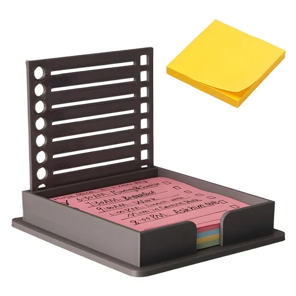 Sticky Note Holder With Stencil - Sticky Note Holder With Stencil - Image 0 of 4