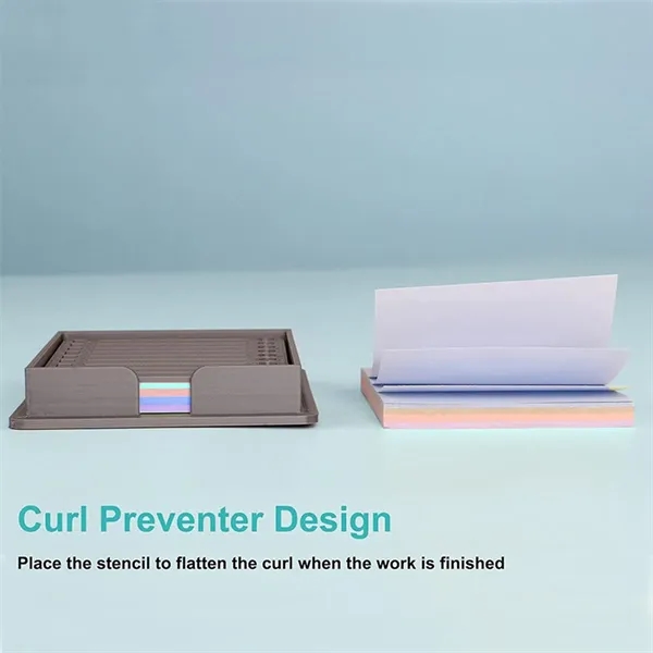 Sticky Note Holder With Stencil - Sticky Note Holder With Stencil - Image 3 of 4