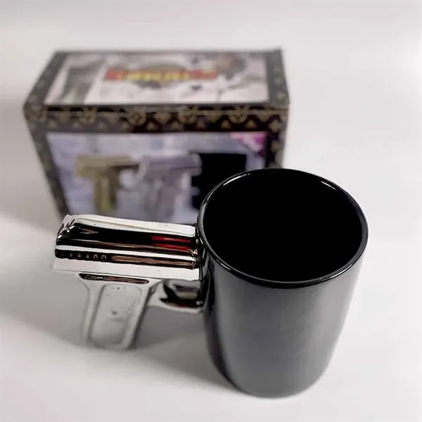 Creative Revolver Ceramic Mug - Creative Revolver Ceramic Mug - Image 3 of 4