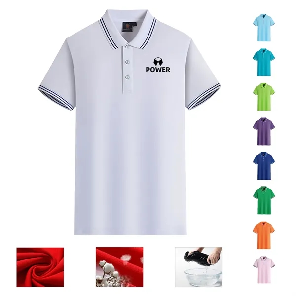 Custom Logo Short Sleeves Polo Shirts - Custom Logo Short Sleeves Polo Shirts - Image 0 of 0