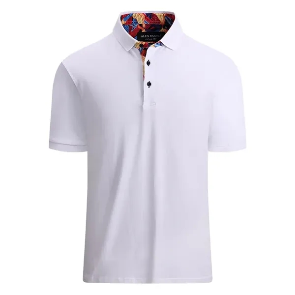 Mens Polo Shirts Short Sleeve Regular - Mens Polo Shirts Short Sleeve Regular - Image 7 of 8