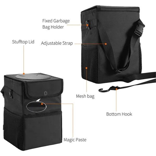 Multipurpose Leak-Proof Car Organizer with Lid - Multipurpose Leak-Proof Car Organizer with Lid - Image 2 of 4