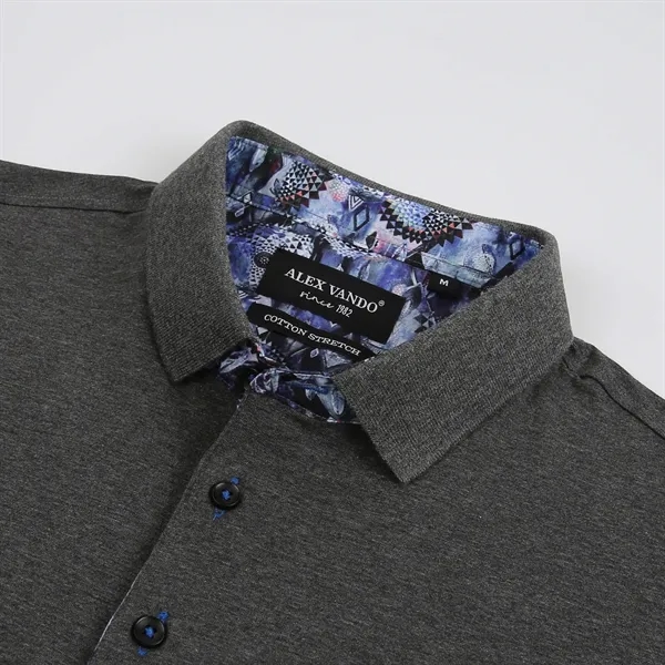 Mens Polo Shirts Short Sleeve Regular Fit Fashion - Mens Polo Shirts Short Sleeve Regular Fit Fashion - Image 2 of 4