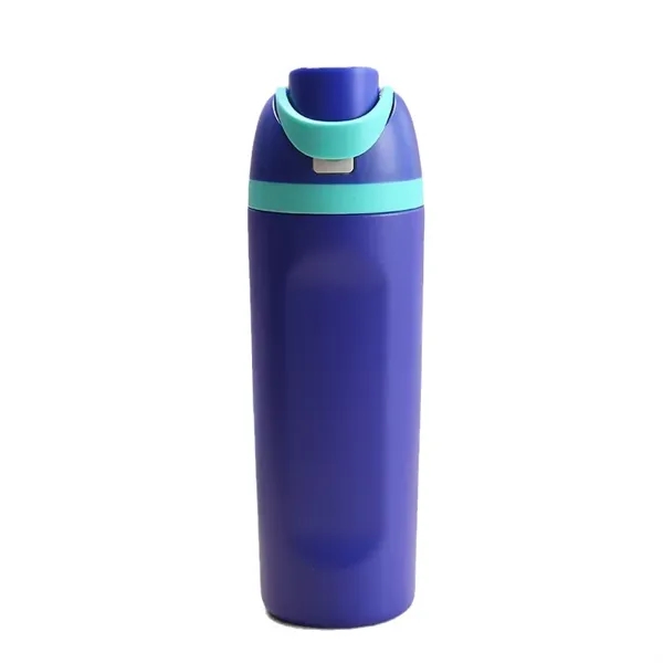 24oz Insulated Water Bottle with Straw - 24oz Insulated Water Bottle with Straw - Image 2 of 8