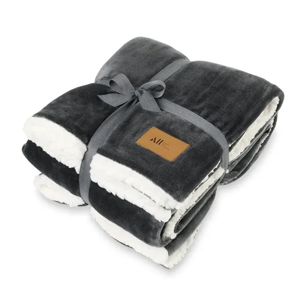 Mink Sherpa Blanket - Mink Sherpa Blanket - Image 5 of 6