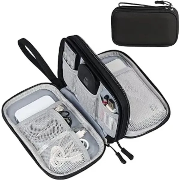 Travel Cable Organizer Electronic Accessories Storage bag(L) - Travel Cable Organizer Electronic Accessories Storage bag(L) - Image 0 of 6