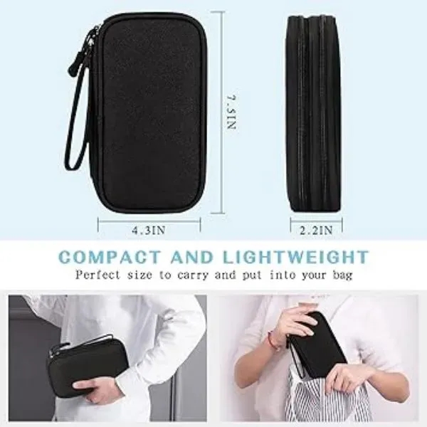 Travel Cable Organizer Electronic Accessories Storage bag(L) - Travel Cable Organizer Electronic Accessories Storage bag(L) - Image 1 of 6