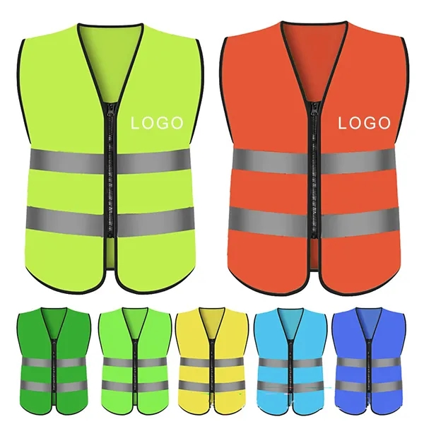 High Visibility Reflective Safety Vest - High Visibility Reflective Safety Vest - Image 0 of 3