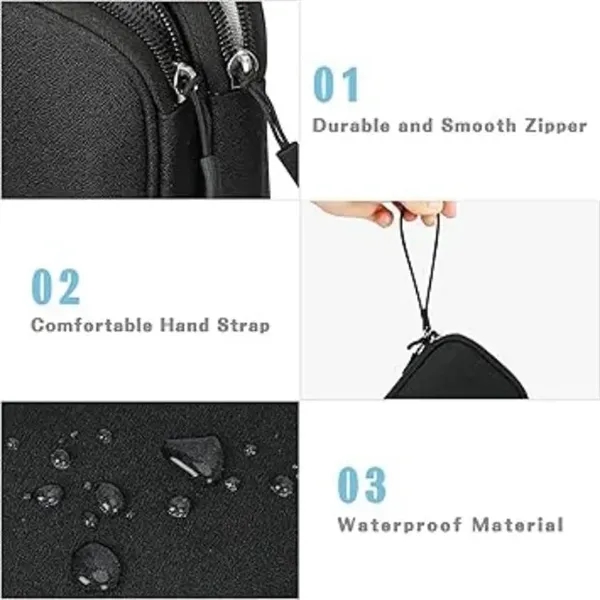 Travel Cable Organizer Electronic Accessories Storage bag(S) - Travel Cable Organizer Electronic Accessories Storage bag(S) - Image 3 of 5