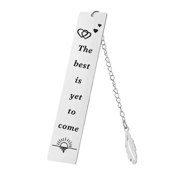 Stainless Steel Bookmark Gift Customize - Stainless Steel Bookmark Gift Customize - Image 1 of 5