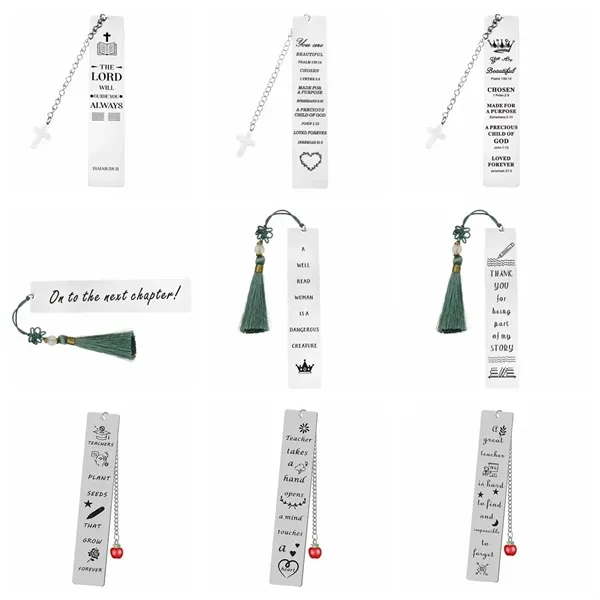 Stainless Steel Bookmark Gift Customize - Stainless Steel Bookmark Gift Customize - Image 3 of 5
