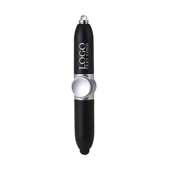 Custom Promo Fidget Spinner Pen With Led Light