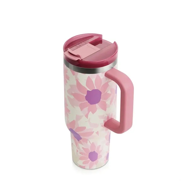 Sunny Summer 30 oz RTIC® Road Trip Tumbler with Handle - Sunny Summer 30 oz RTIC® Road Trip Tumbler with Handle - Image 4 of 10