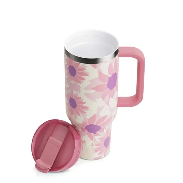 Sunny Summer 30 oz RTIC® Road Trip Tumbler with Handle - Sunny Summer 30 oz RTIC® Road Trip Tumbler with Handle - Image 5 of 10