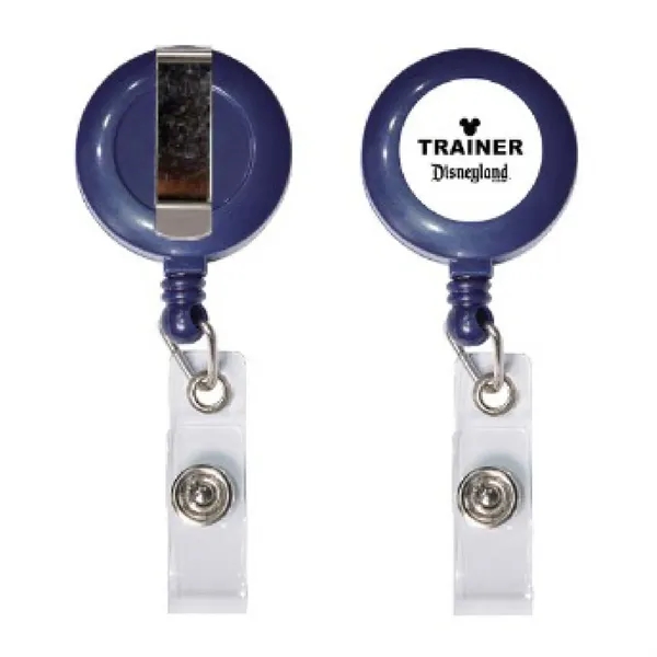 Rock'it 3-Day Retractable Round Badge Reel Holder - Rock'it 3-Day Retractable Round Badge Reel Holder - Image 3 of 6