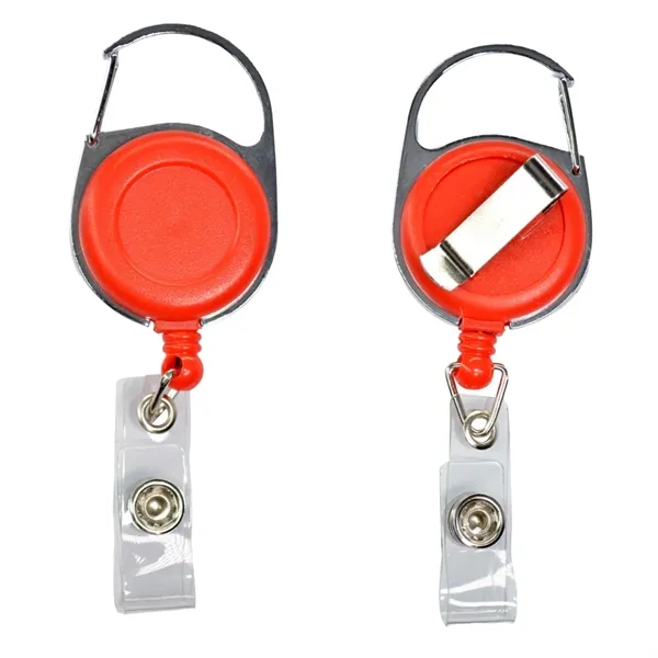 Rock'it 3-Day Retractable Carabiner Round Badge Reel - Rock'it 3-Day Retractable Carabiner Round Badge Reel - Image 2 of 4