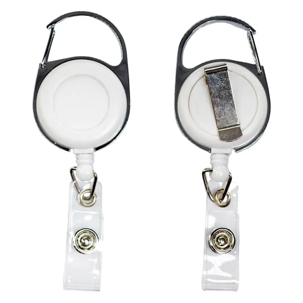 Rock'it 3-Day Retractable Carabiner Round Badge Reel - Rock'it 3-Day Retractable Carabiner Round Badge Reel - Image 1 of 4