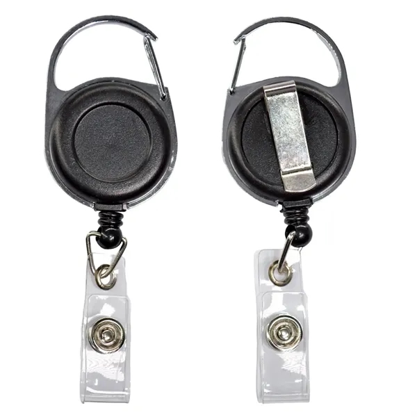 Rock'it 3-Day Retractable Carabiner Round Badge Reel - Rock'it 3-Day Retractable Carabiner Round Badge Reel - Image 3 of 4