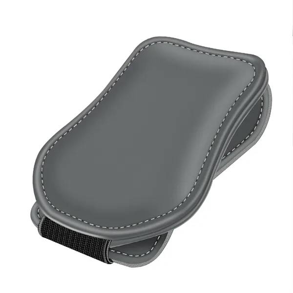 Magnetic Leather Sunglasses Holder for Car Visor - Magnetic Leather Sunglasses Holder for Car Visor - Image 6 of 6