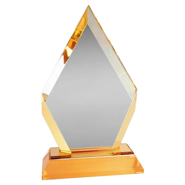 7" Prismatic Frosted Base Diamond Award - 7" Prismatic Frosted Base Diamond Award - Image 2 of 3