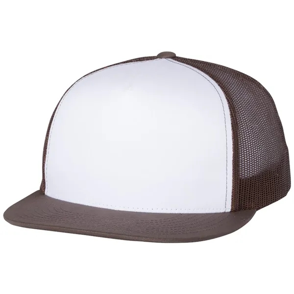 YUPOONG-CLASSIC FLAT BILL TRUCKER CAP - YUPOONG-CLASSIC FLAT BILL TRUCKER CAP - Image 6 of 53