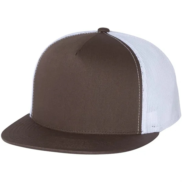 YUPOONG-CLASSIC FLAT BILL TRUCKER CAP - YUPOONG-CLASSIC FLAT BILL TRUCKER CAP - Image 8 of 53
