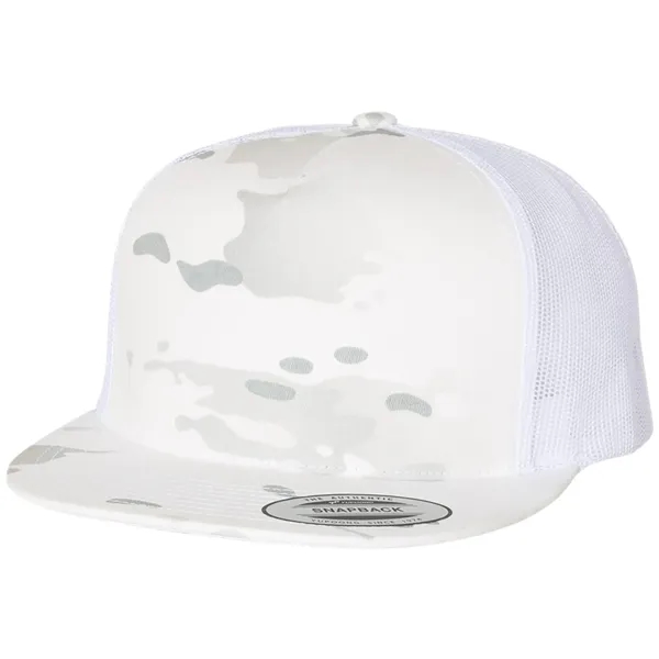 YUPOONG-CLASSIC FLAT BILL TRUCKER CAP - YUPOONG-CLASSIC FLAT BILL TRUCKER CAP - Image 20 of 53