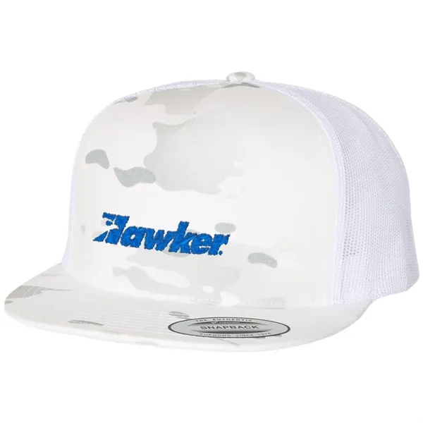 YUPOONG-CLASSIC FLAT BILL TRUCKER CAP - YUPOONG-CLASSIC FLAT BILL TRUCKER CAP - Image 21 of 53