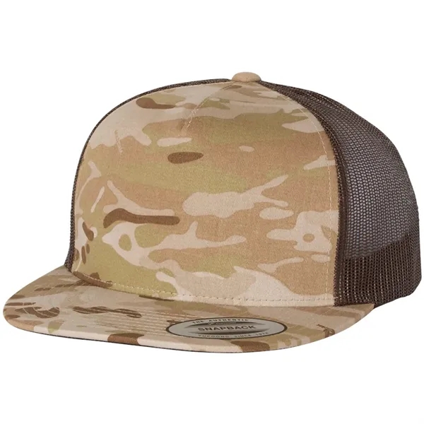 YUPOONG-CLASSIC FLAT BILL TRUCKER CAP - YUPOONG-CLASSIC FLAT BILL TRUCKER CAP - Image 22 of 53