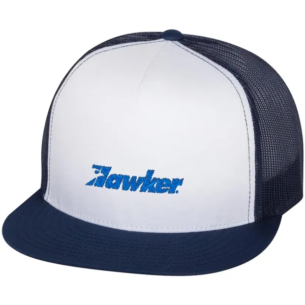 YUPOONG-CLASSIC FLAT BILL TRUCKER CAP - YUPOONG-CLASSIC FLAT BILL TRUCKER CAP - Image 33 of 53