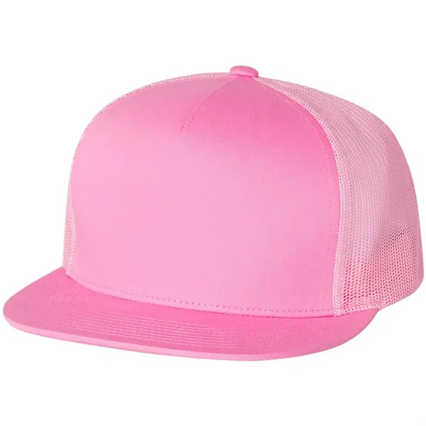 YUPOONG-CLASSIC FLAT BILL TRUCKER CAP - YUPOONG-CLASSIC FLAT BILL TRUCKER CAP - Image 40 of 53