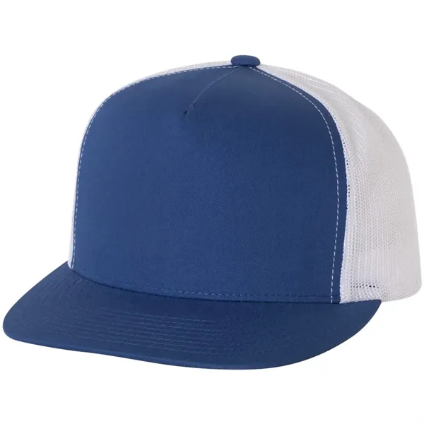 YUPOONG-CLASSIC FLAT BILL TRUCKER CAP - YUPOONG-CLASSIC FLAT BILL TRUCKER CAP - Image 48 of 53